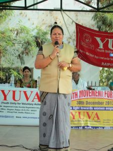 Mrs. Kiranmayi Nayak, Mayor Raipur in YUVA