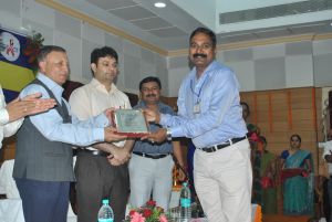 Award to M. Rajiv sir by Governor of Chhattisgarh Shri Shekhar Dutt 