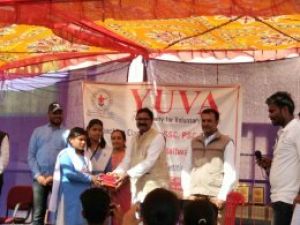 YUVA Organises Career counselling seminar and sports activities in Village Khusrenga Near Abhanpur-1