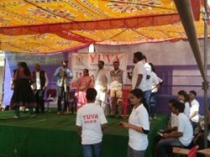 YUVA Organises Career counselling seminar and sports activities in Village Khusrenga Near Abhanpur- 3